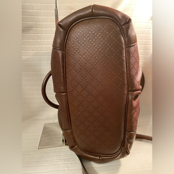 AUTHENTIC GUCCI DIAMANTÉ SUKEY LEATHER TWO WAY TOP HANDLE CROSSBODY - Picture 7 of 15